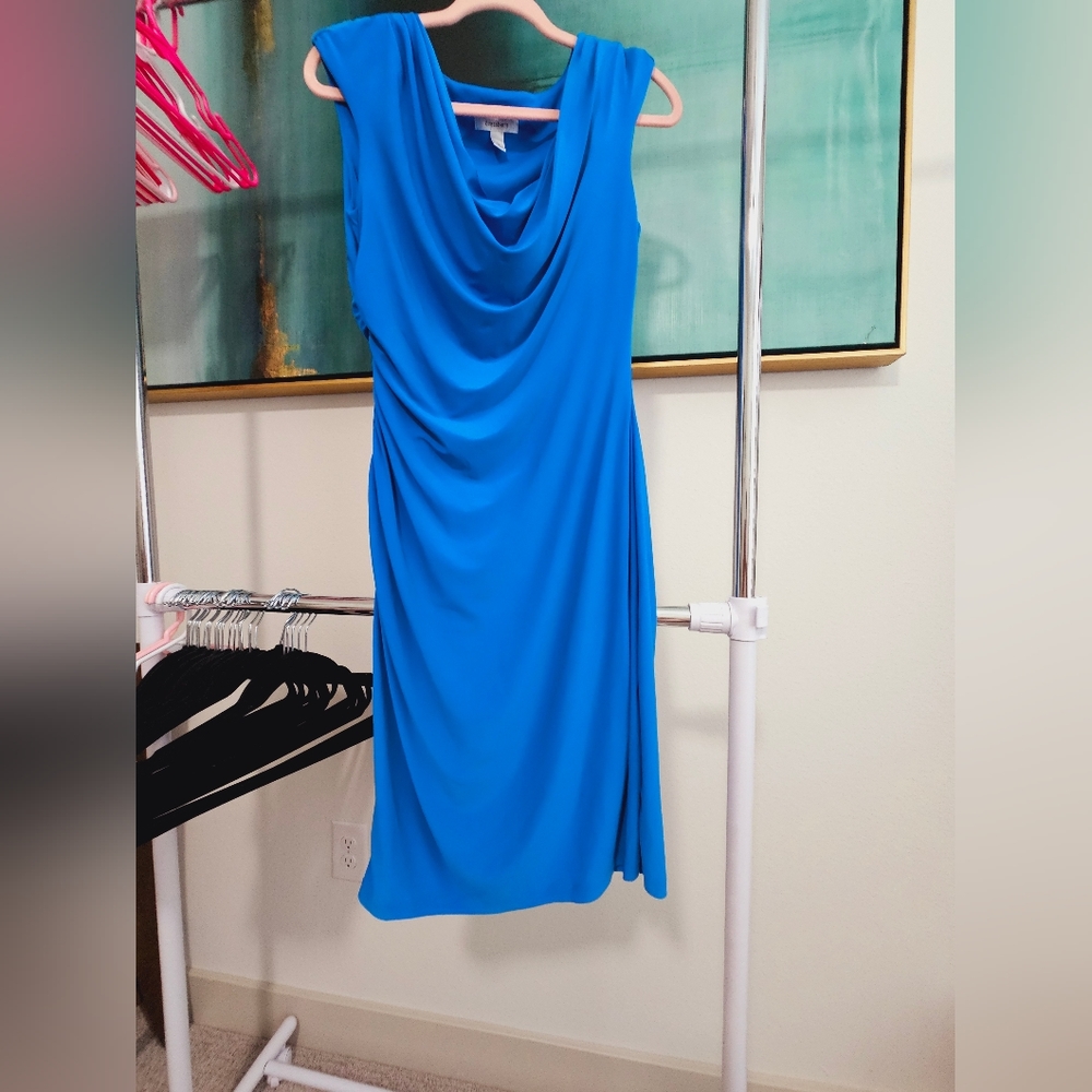 Sleeveless Roll Neck Dress
